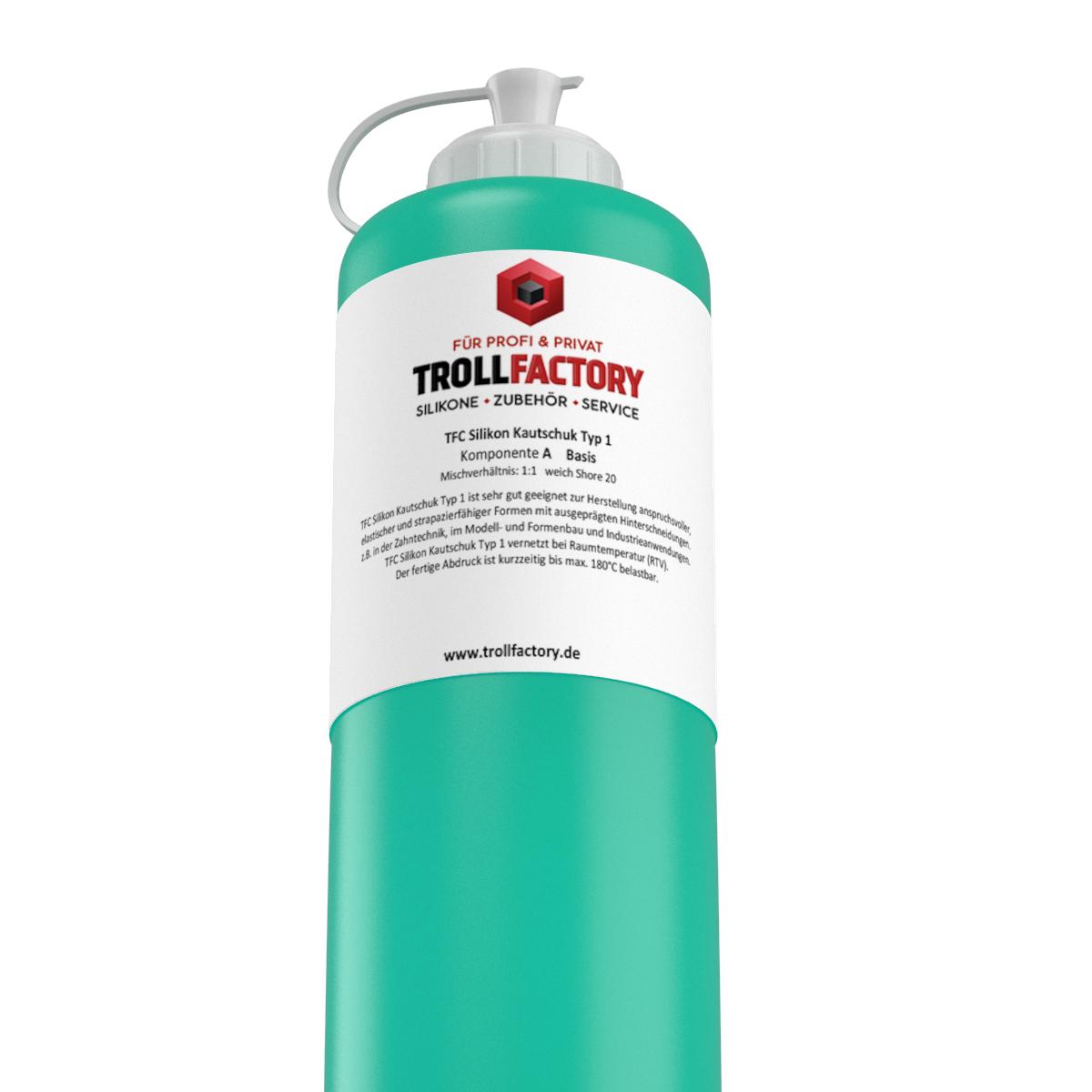 TFC Silikon Kautschuk Typ 1 Abformsilikon weich 1:1 NV Troll Factory RTV BESTSELLER 2024