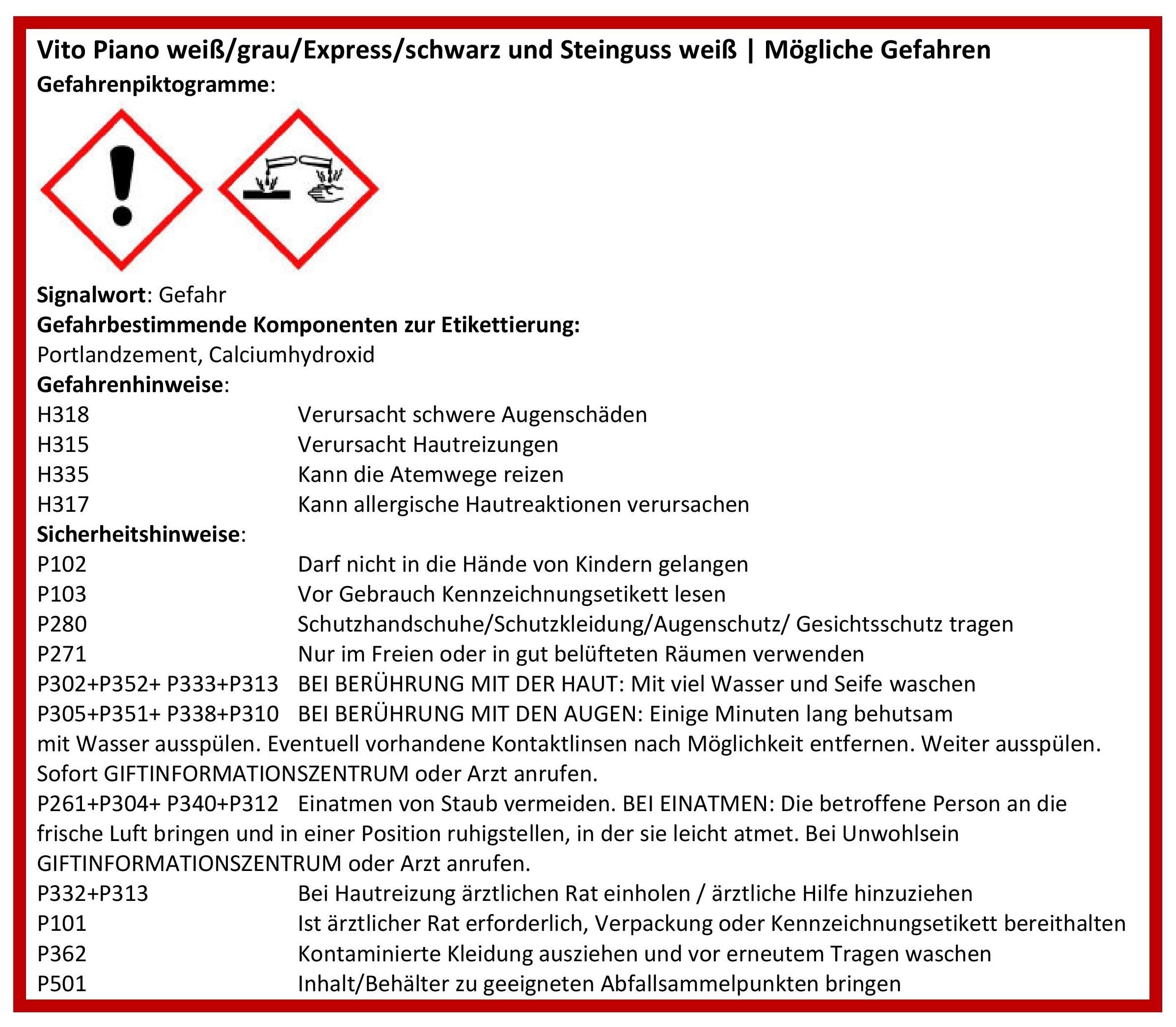 Steinguss II, weiss 5kg
