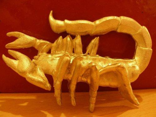 Pewter mold scorpion, approx. 140g pure tin