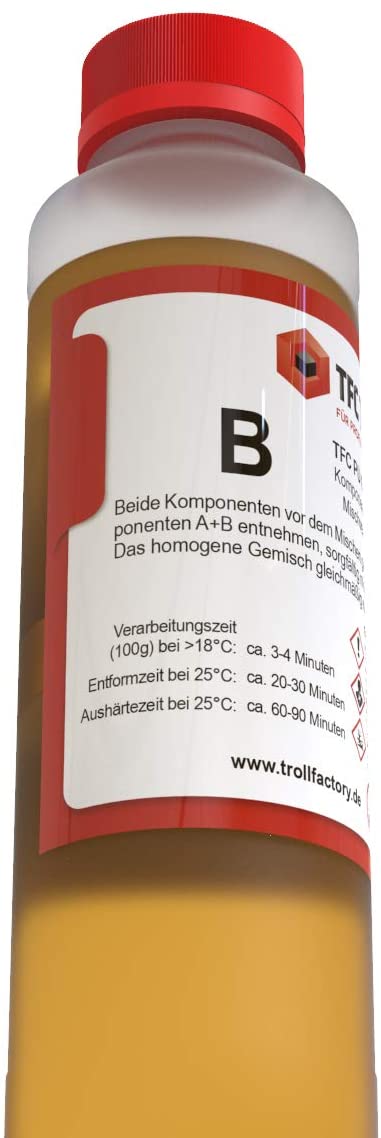 Polyment PU Giessharz Resin 4 Min. I Zweikomponenten-Giessmasse, beige I dünnflüssig,