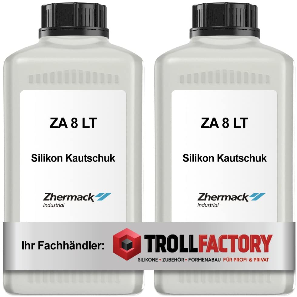 Zhermack Silikon Kautschuk ZA 8 LT Shore 8 transluzent weich Dubliersilikon