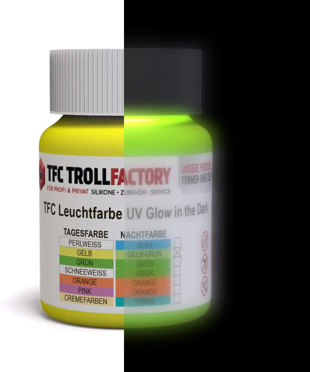 Nachleuchtfarbe Leuchtfarbe, Tagesfarbe: /Nachtfarbe: I Nachleuchtende Selbstleuchtende Wandfarbe phosphoreszierend GLOW IN THE DARK