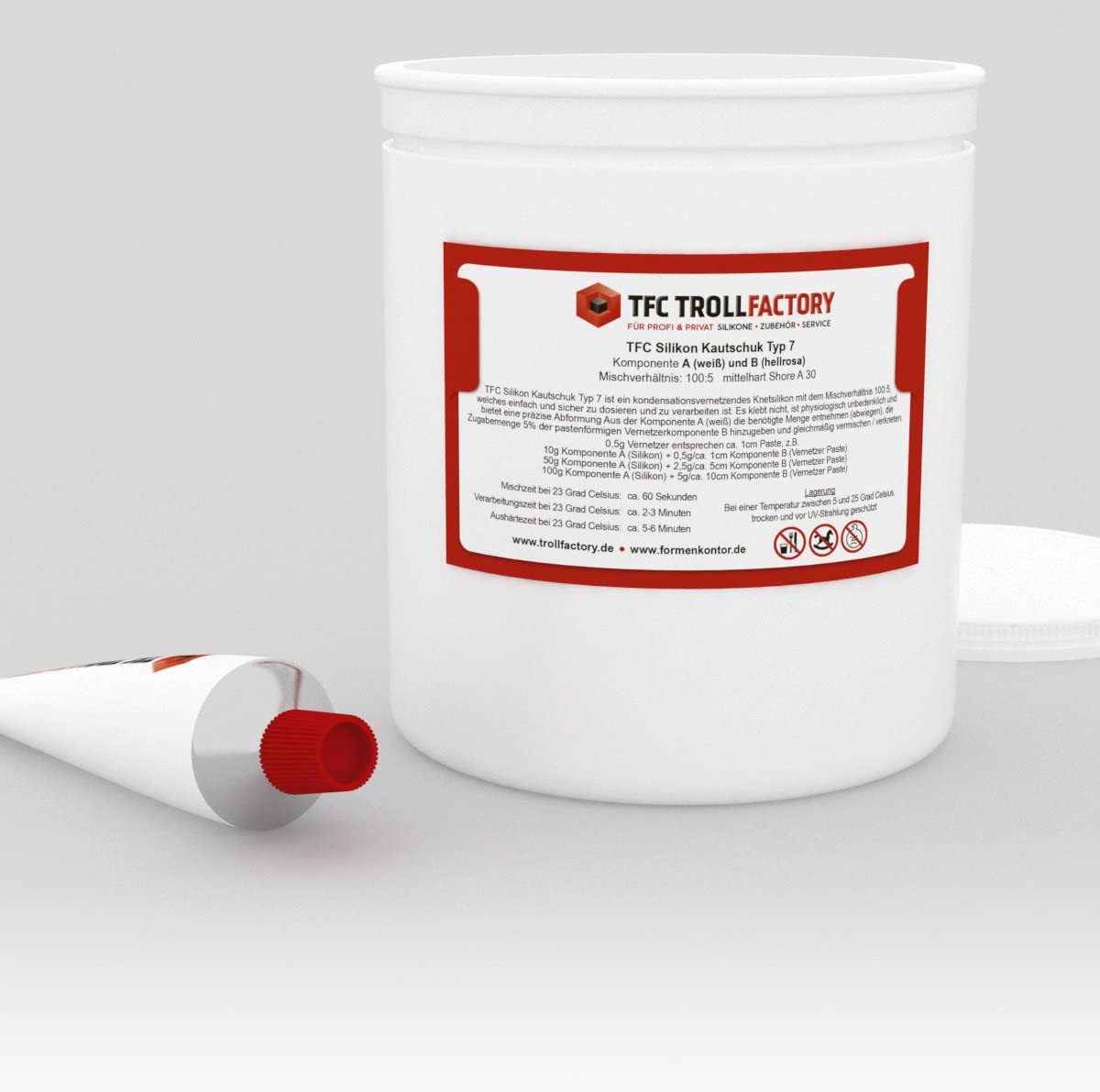 Silikon Kautschuk Typ 7 I Knetsilikon, weich