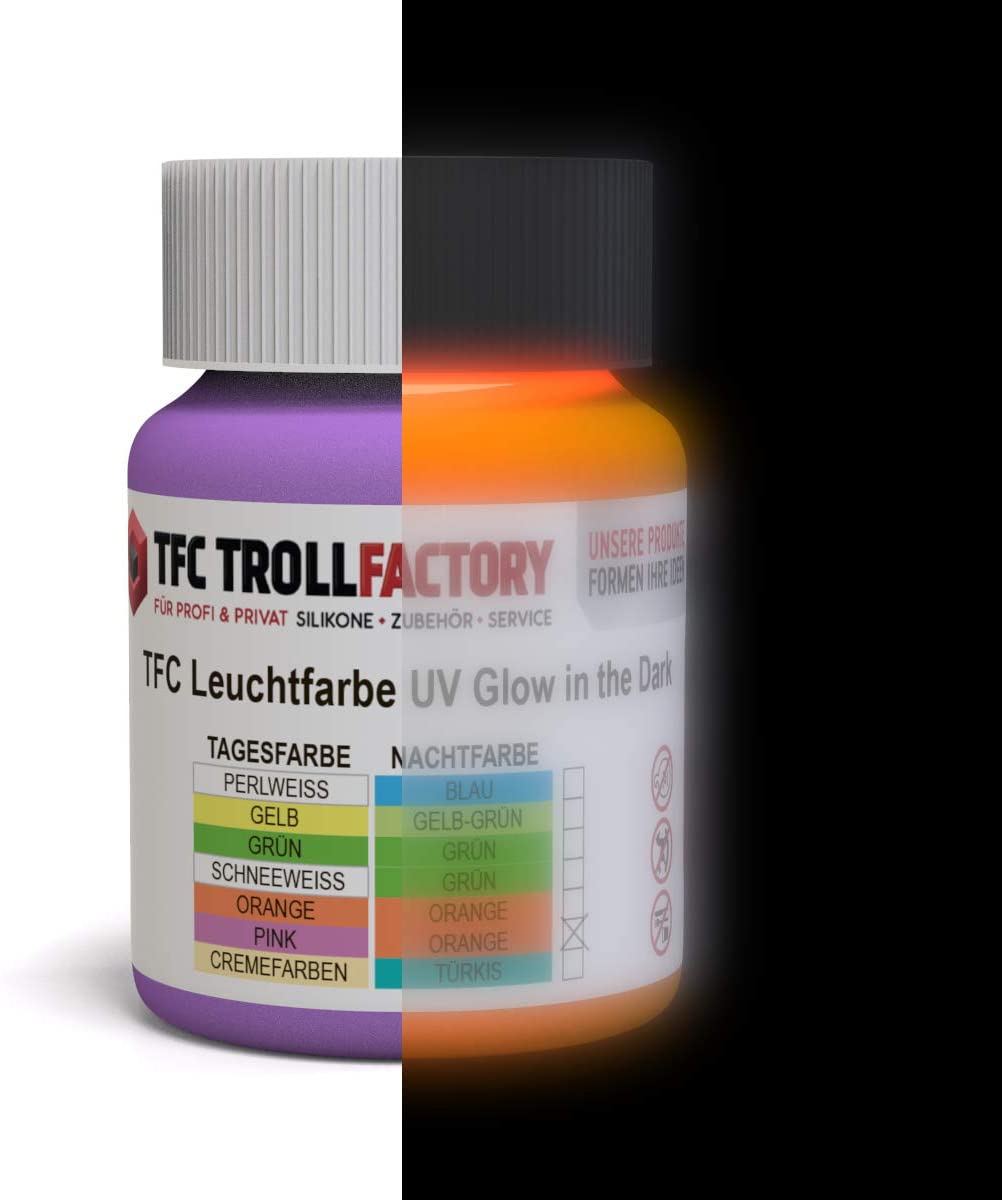 Nachleuchtfarbe Leuchtfarbe, Tagesfarbe: /Nachtfarbe: I Nachleuchtende Selbstleuchtende Wandfarbe phosphoreszierend GLOW IN THE DARK