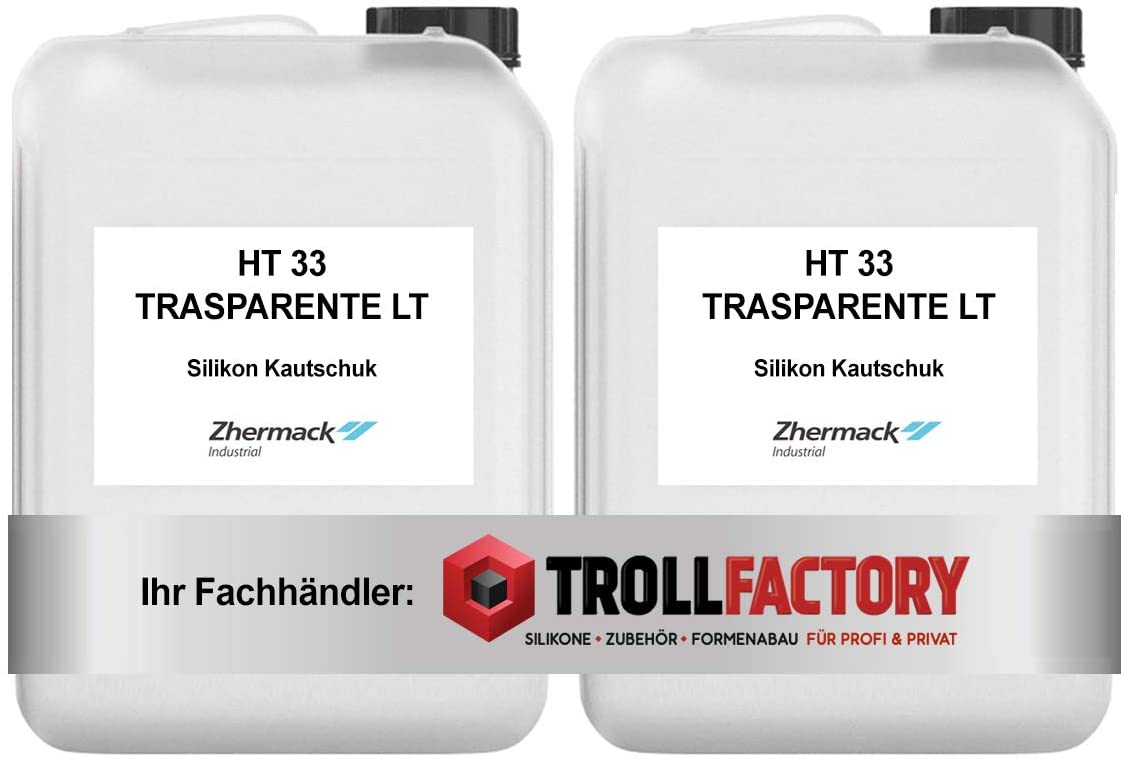 Zhermack Silikon Kautschuk HT 33 TRANSPARENT LT transluzent mittelhart