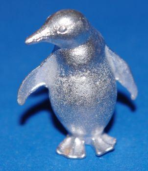 Zinn Giessform Pinguin - Silikonform hitzebeständig - benötigt ca. 20g Reinzinn
