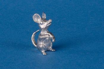 Tin mold Mouse 2 - heat-resistant silicone mold - requires approx. 15g pure tin
