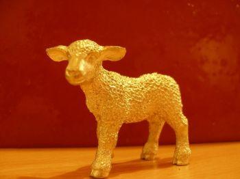Pewter mold lamb lamb - heat-resistant silicone mold - requires approx. 85g pure tin