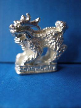 Zinn Giessform Buddhistischer Tempeldrache - Silikonform hitzebeständig - benötigt ca. 10g Reinzinn