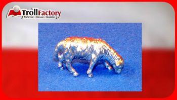 Pewter mold sheep head down - heat-resistant silicone mold - requires approx. 90g pure tin