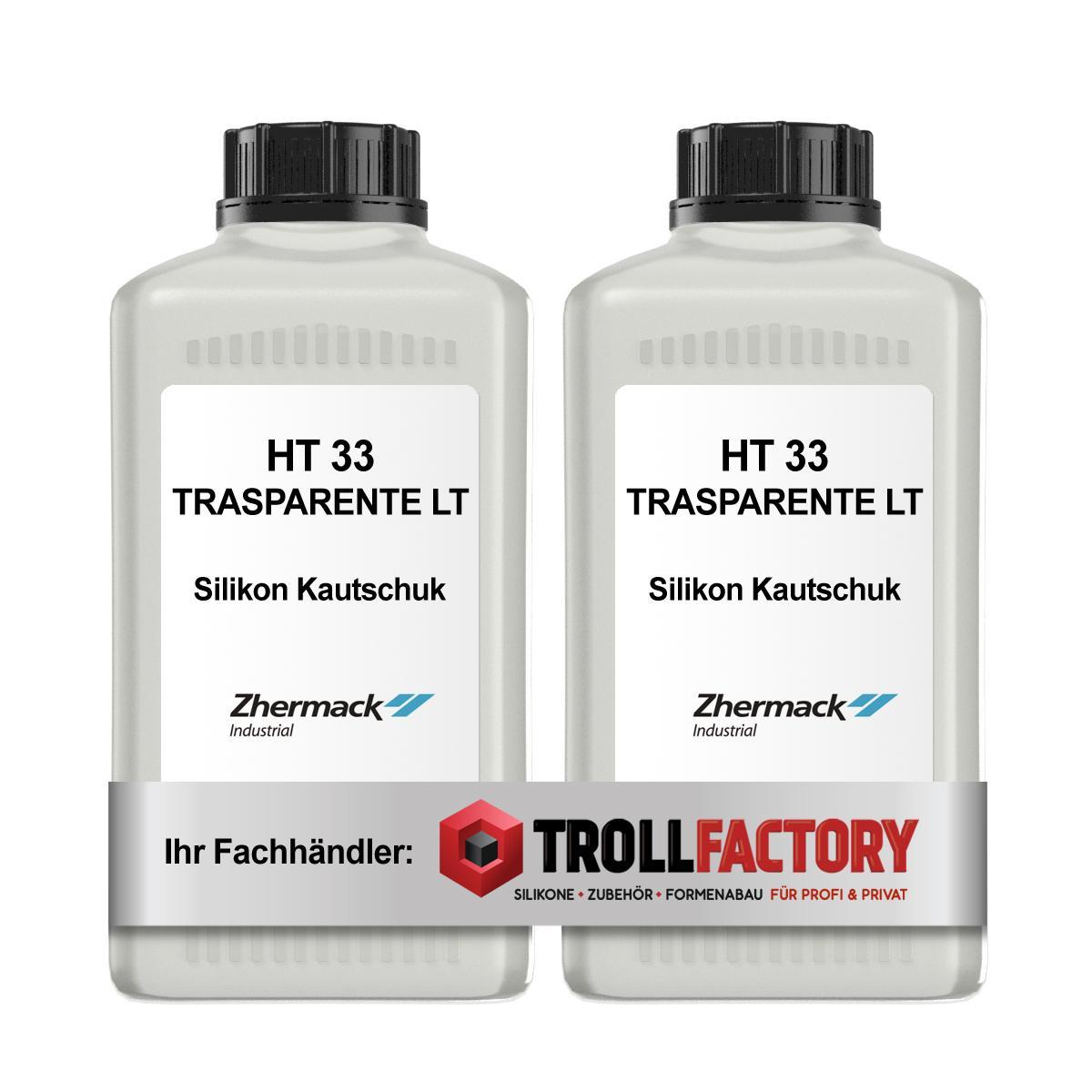 Zhermack Silikon Kautschuk HT 33 TRANSPARENT LT transluzent mittelhart
