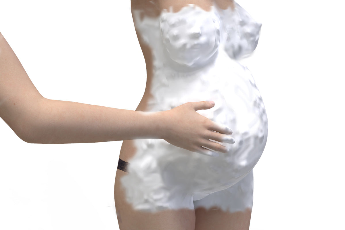 Abformset Alginat 3D Körper Schwangerschaft Babybauch