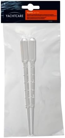 Yachtcare Pipette 2er-Set Dosierpipette 3 ml mit Skala 0,5 ml