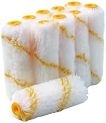 Packung mit 10 gelb gestreiften Kaninchenfuss-rmeln YACHTCARE