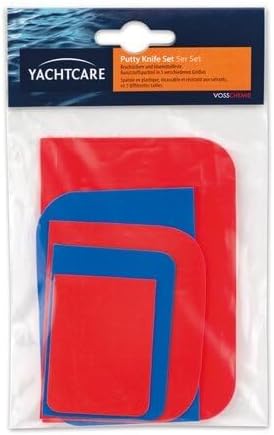 Yachtcare Putty Knife 5er-Set Kunststoffspachtel Spachtel 5 Größen