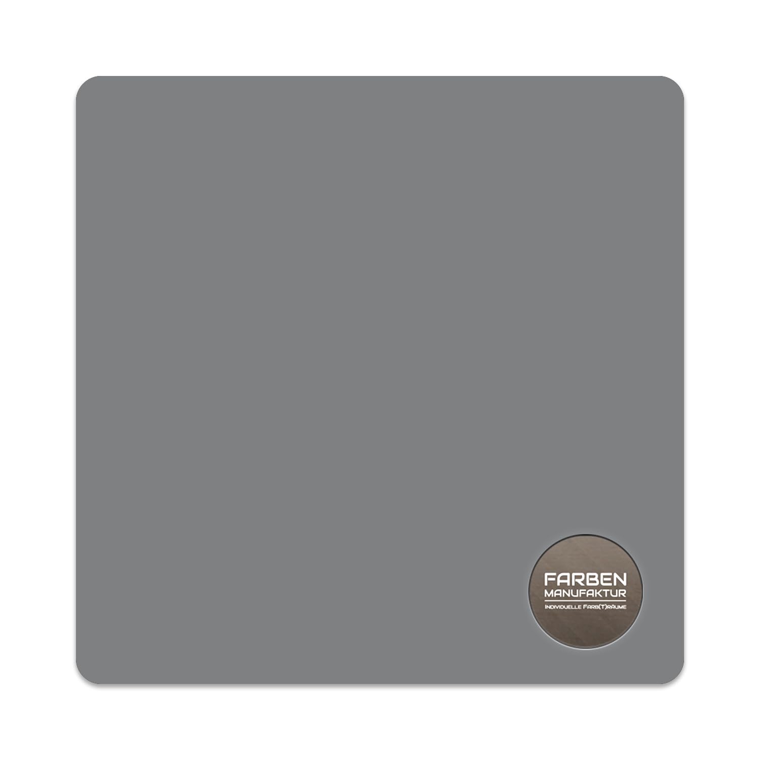 Farben Manufaktur Wandfarbe grau Innenwandfarbe Innenfarbe matt grau RAL Profi direkt deckend 5L, Farbe: RAL 7042 Verkehrsgrau A