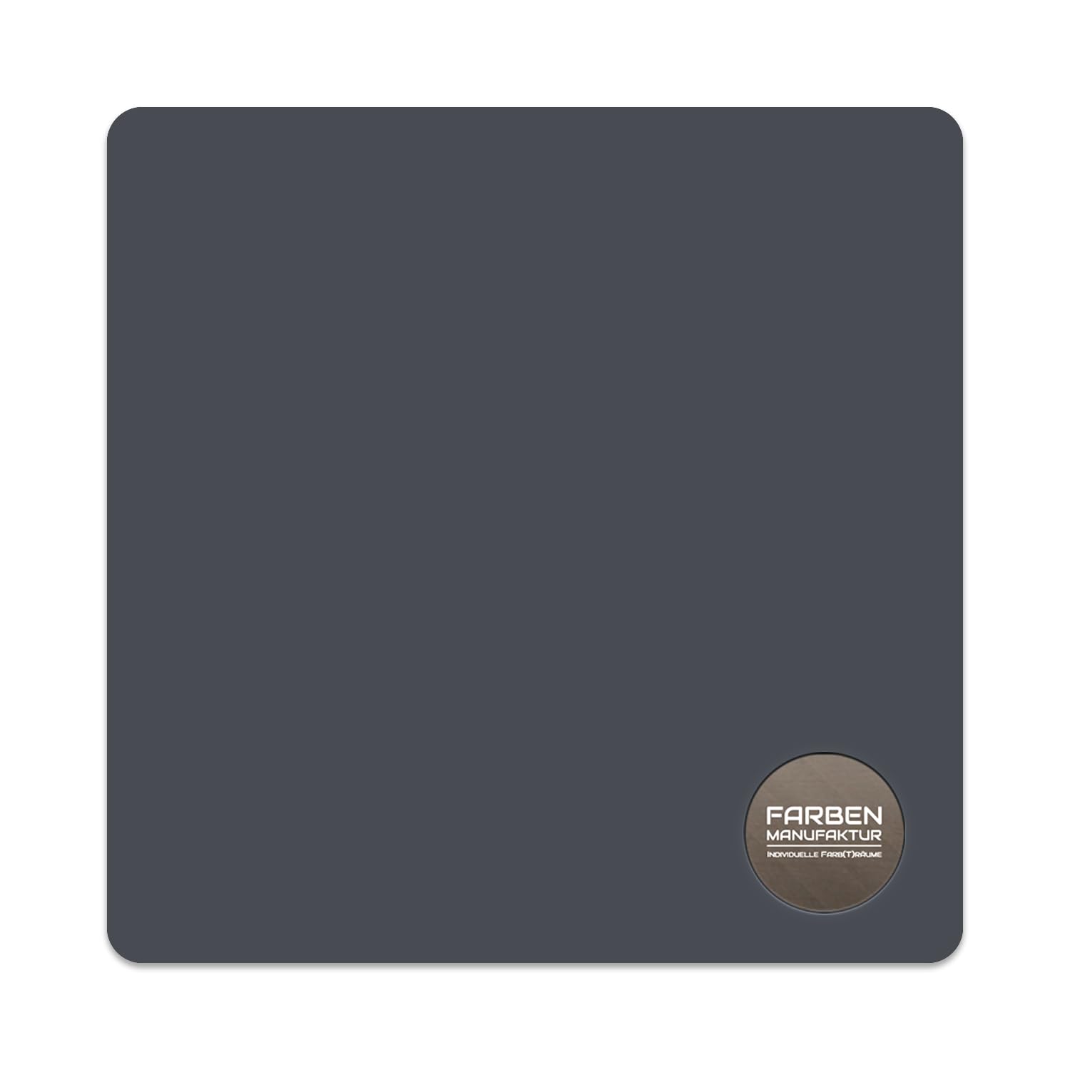 Farben Manufaktur Wandfarbe grau Innenwandfarbe Innenfarbe matt grau RAL Profi direkt deckend 5L, Farbe: RAL 7042 Verkehrsgrau A