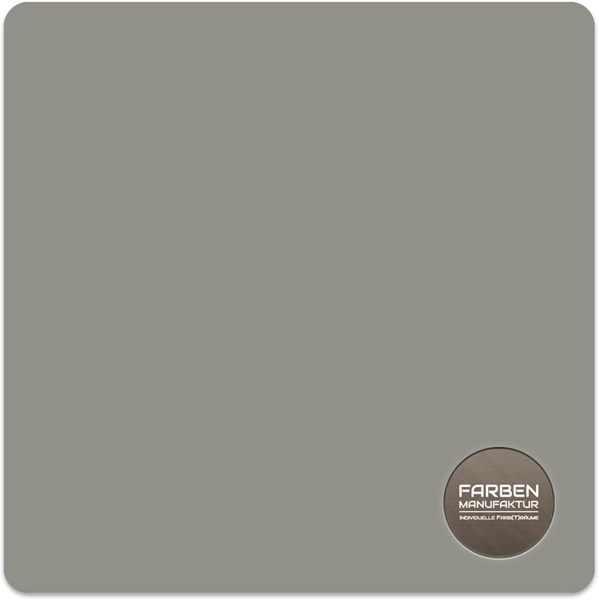Farben Manufaktur - individuelle Farb(t)räume Latexfarbe Innenwandfarbe Wandfarbe Dispersionsfarbe Seiden Latex sdgl. RAL (2 Liter, RAL 7030 Steingrau)