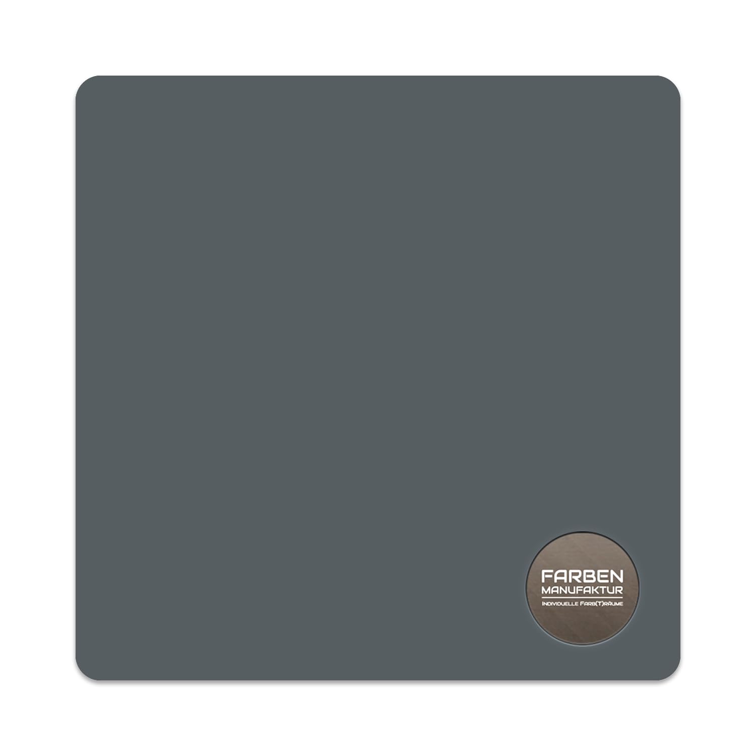 Farben Manufaktur Wandfarbe grau Innenwandfarbe Innenfarbe matt grau RAL Profi direkt deckend 5L, Farbe: RAL 7042 Verkehrsgrau A