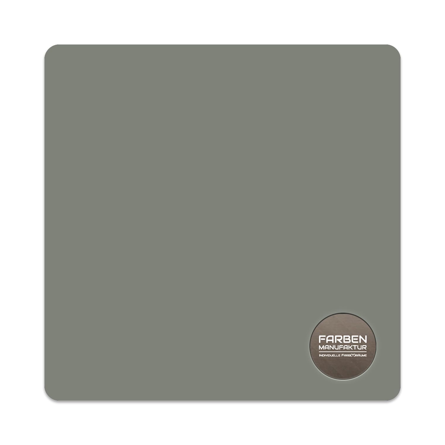 Farben Manufaktur Wandfarbe grau Innenwandfarbe Innenfarbe matt grau RAL Profi direkt deckend 5L, Farbe: RAL 7042 Verkehrsgrau A