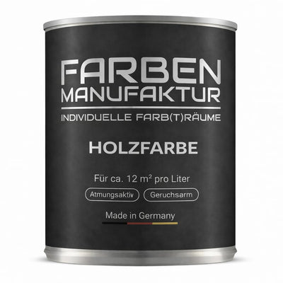 Holzfarbe Holzschutzlack Wetterschutzfarbe Lack Holzdeckfarbe RAL 1L Landhaus, Gartenhaus, Stelzenhaus, Carport, Pergola, Zaun, Tor, Spielturm, Möbel,, Farbe: ca. RAL 7016 Anthrazitgrau