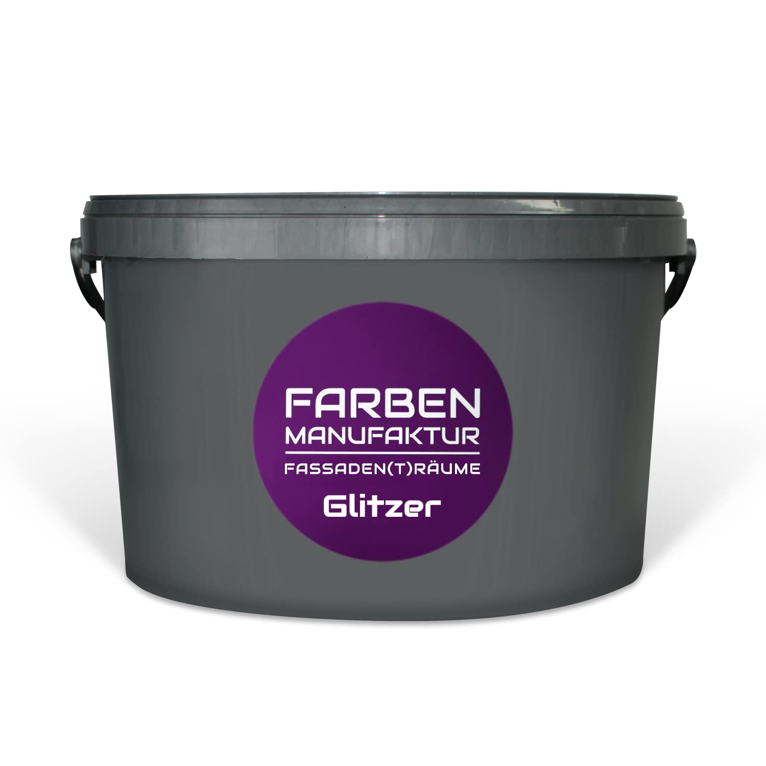 Farben Manufaktur Fassadenfarbe mit Glitzer Hausfarbe Sockelfarbe Silikonharzfarbe Glitzerfarbe 1,2,5L, Farbe: 8003 Lehmbraun, Größe: 2L