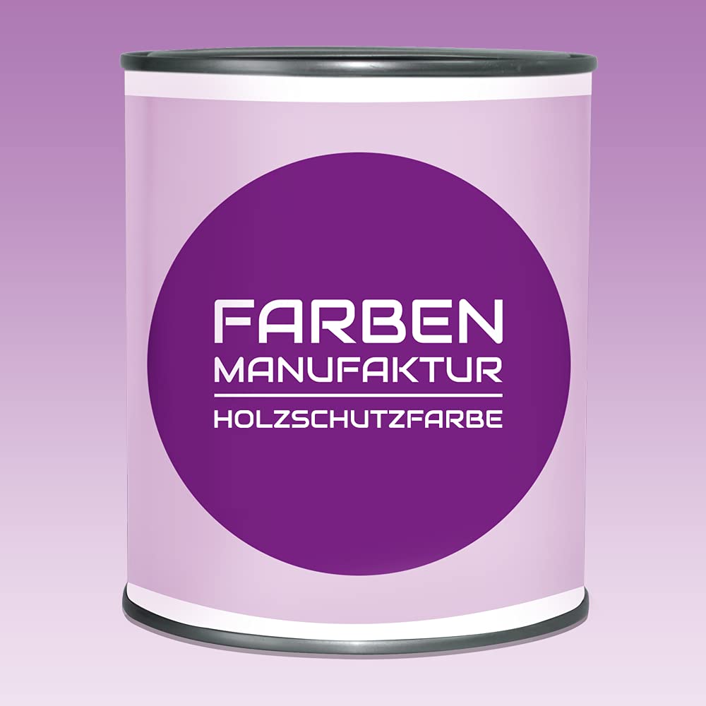 Holz(t) räume Farben Manufaktur Holzschutzlack Holzlack Holzlasur wetterbeständiger Langzeitschutz Wetterschutzfarbe Holzschutzfarbe (2L, ca. RAL 1037 Sonnengelb)