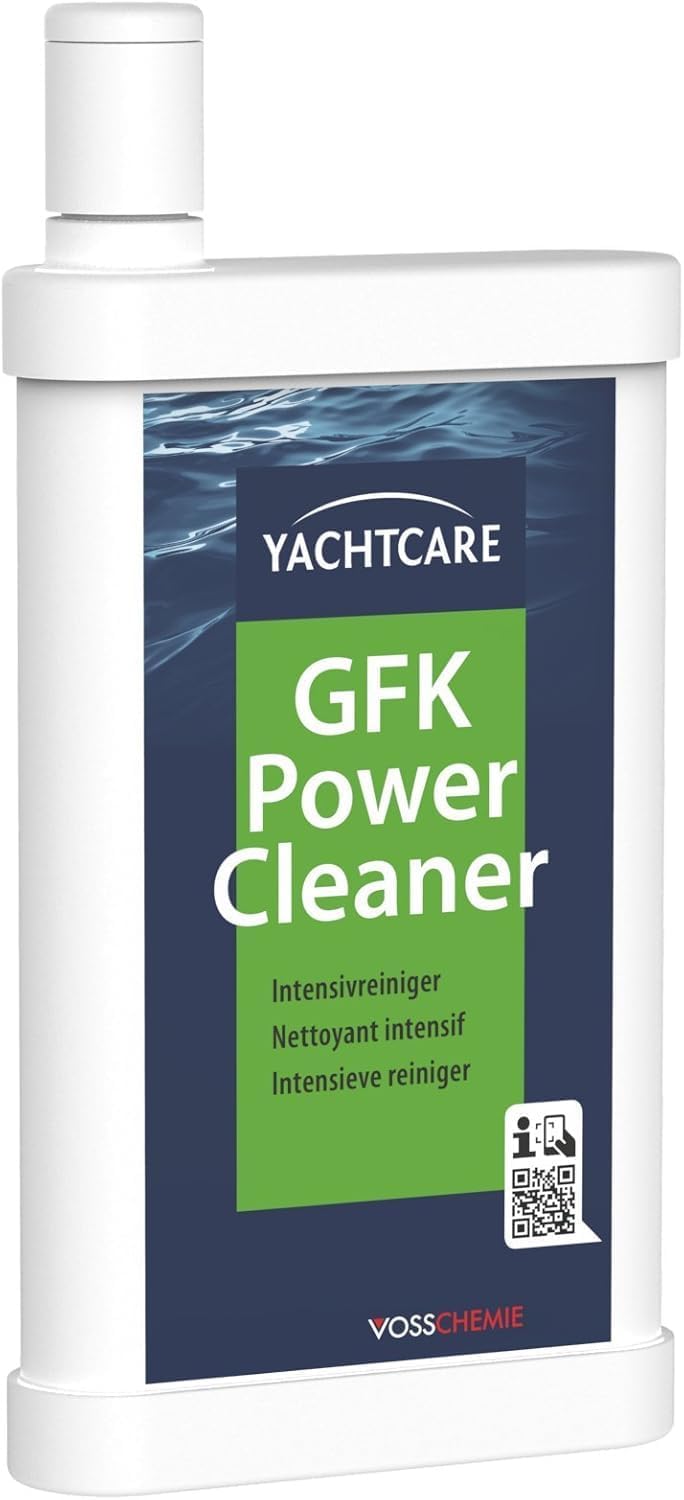 Yachtcare GFK Power Cleaner & Bootsreiniger | 500 ml | GFK Reiniger für Gelcoat | Kunststoff | GFK-Pool | Wohnmobil & Caravan