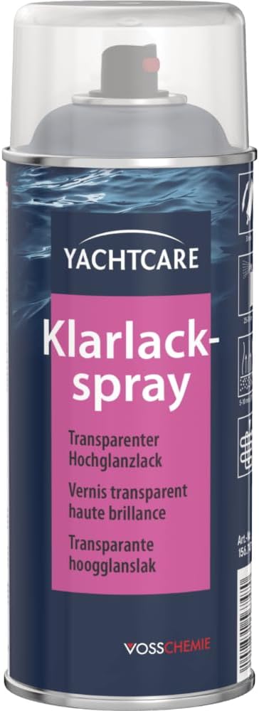 Yachtcare Klarlackspray transparent 400 ml