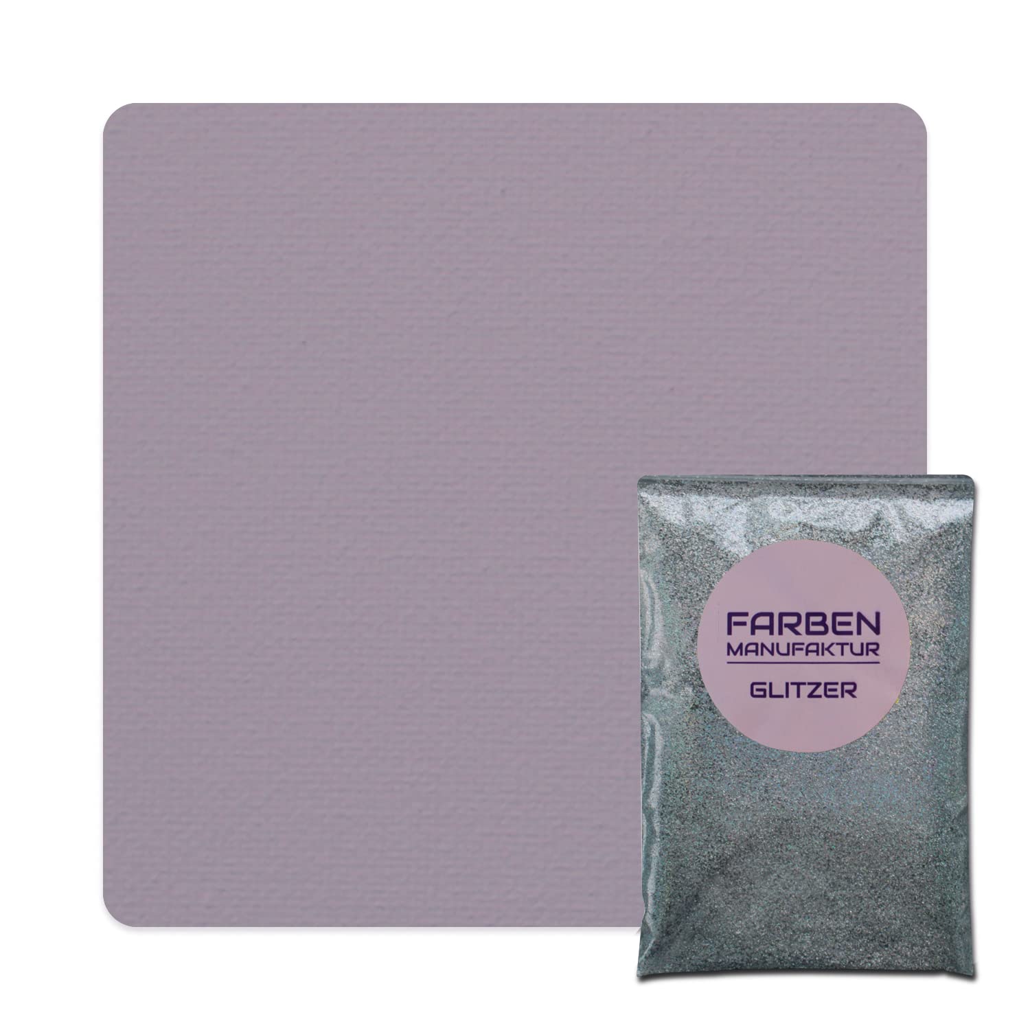 Wandfarbe Glitzerfarbe Kreidefarbe auf Kreidebasis mit Glitzer Innenfarbe Innenwandfarbe Glam Ladies Collection f5L, Farbe: Flamingo mit Gold Glitzer