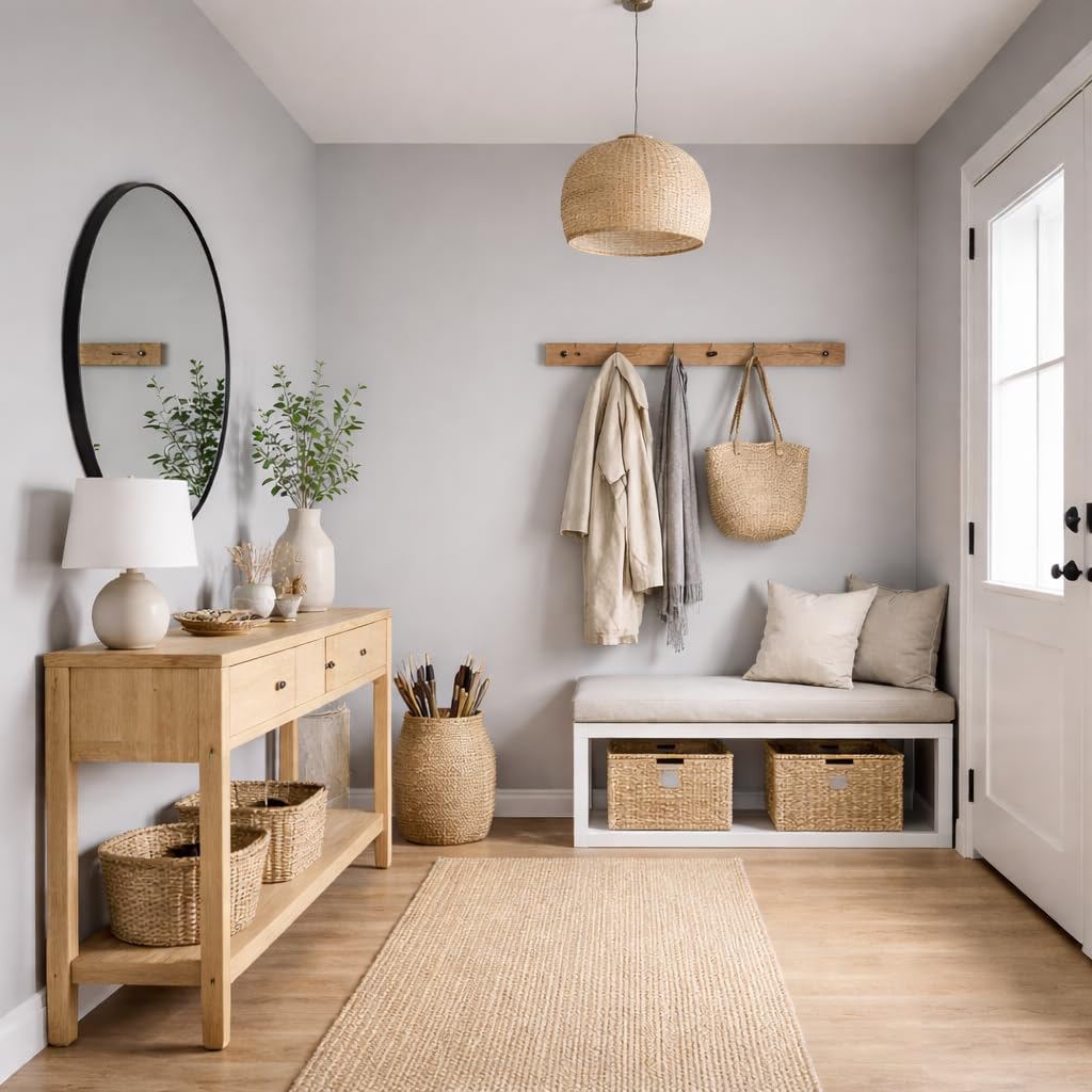 Farben Manufaktur Wandfarbe grau Innenwandfarbe Innenfarbe matt grau RAL Profi direkt deckend 5L, Farbe: RAL 7042 Verkehrsgrau A