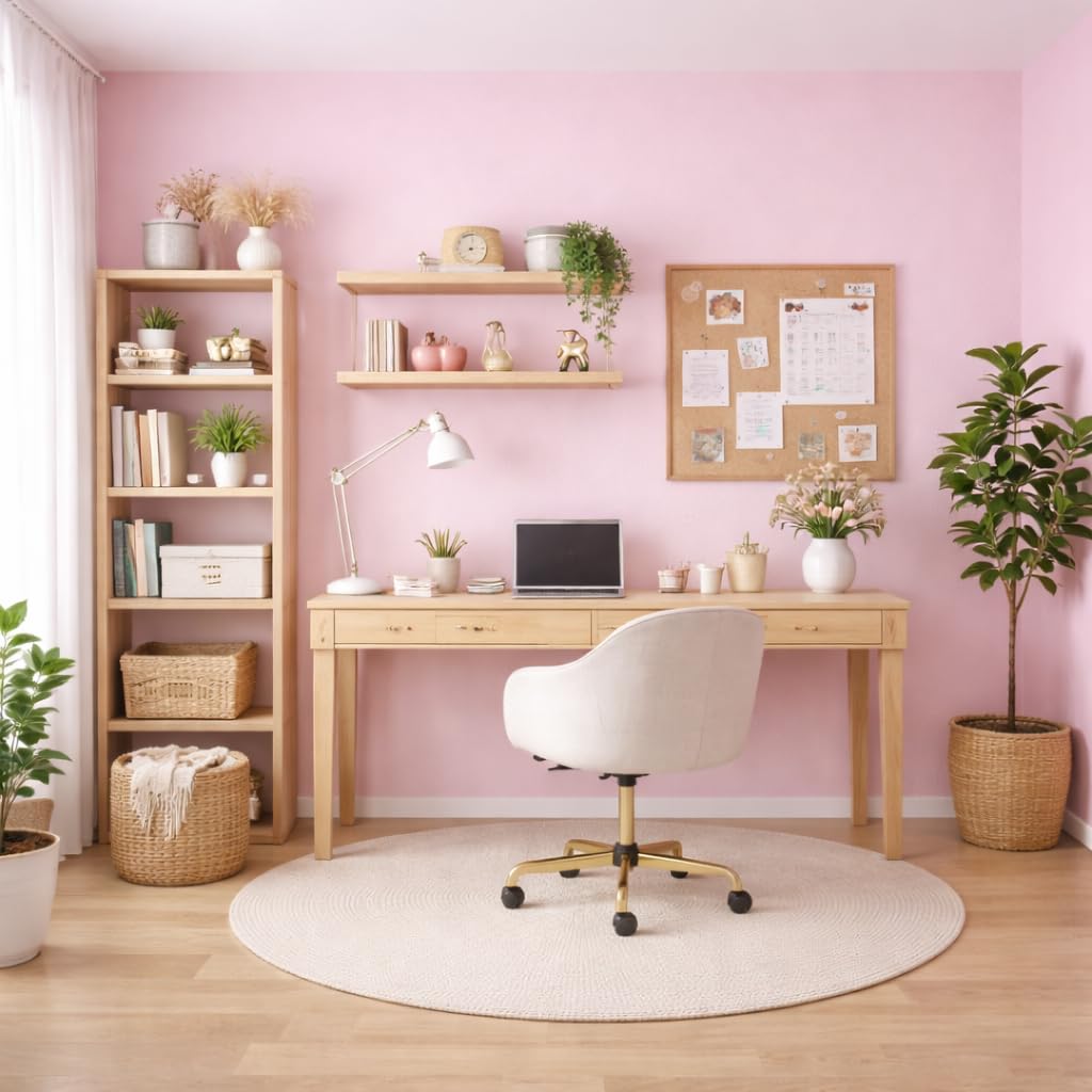 Farben Manufaktur (T) raummatt Wandfarbe Innenwandfarbe Innenfarbe Dispersionsfarbe Trendfarbe 2022 1/2/5/10L, Farbe: luftiges rosa, Größe: 2L