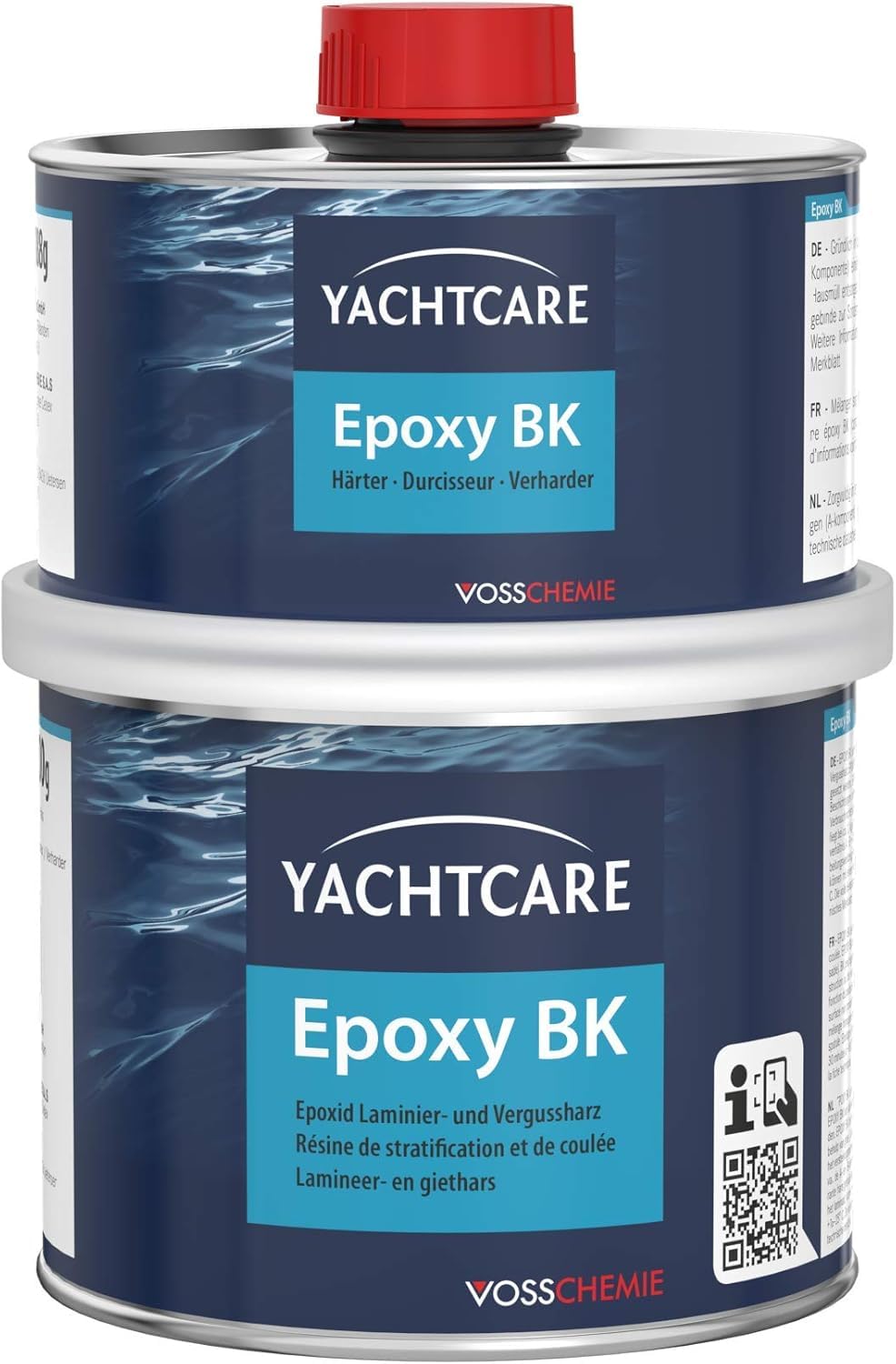 Yachtcare Epoxy BK - Lösemittelfreies Laminier- und Vergussharz auf Epoxid-Basis 500g