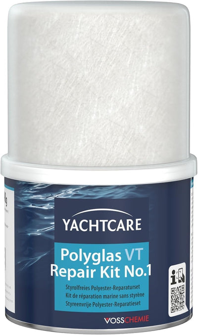 Yachtcare Polyglas Repair Kit - für die schnelle Reparaturen an GFK-Teilen