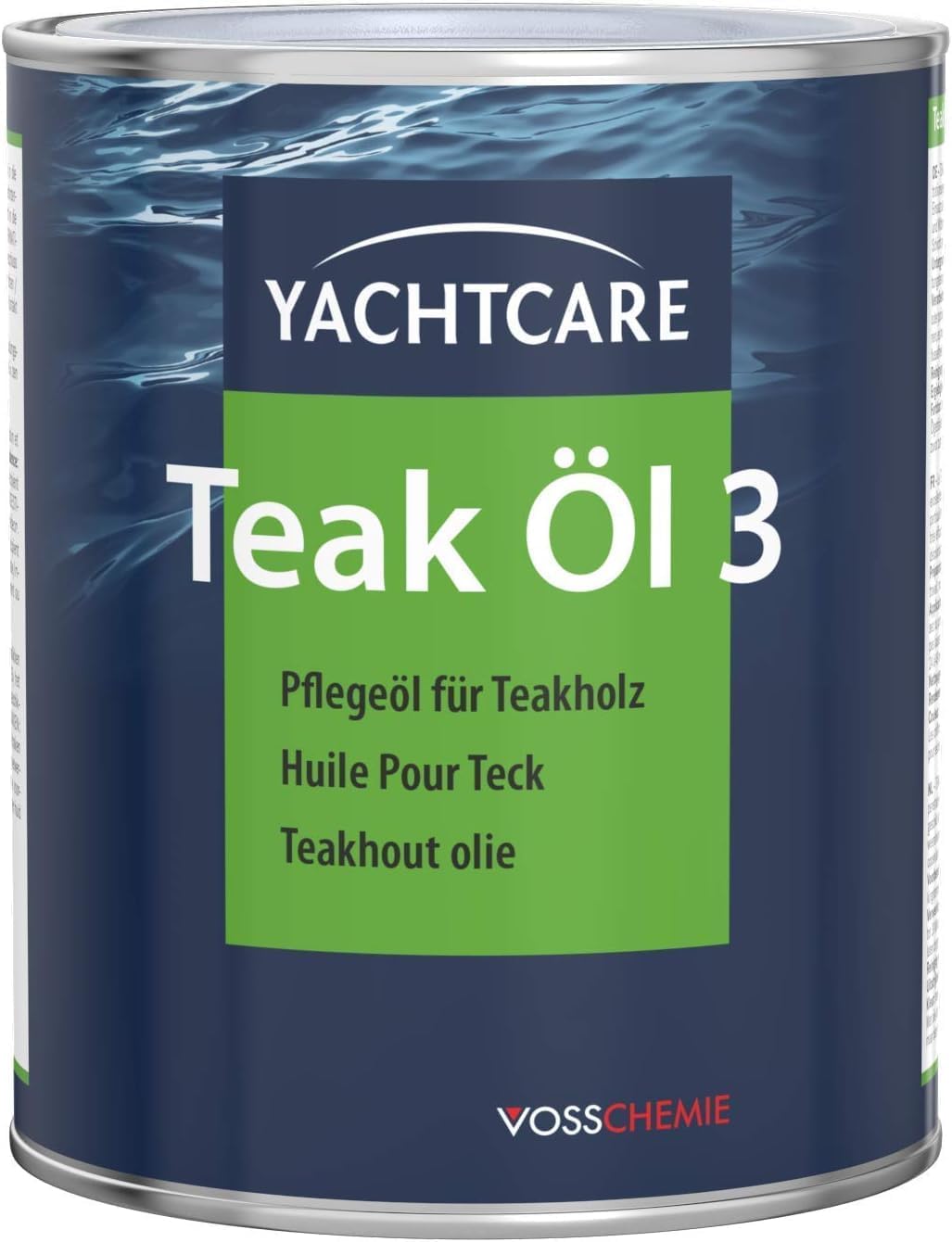 Yachtcare Teaköl 1L - Hochwertiges Holzöl mit UV-Schutz für Teakholz im Außenbereich, pflegt und schützt gegen Wetter und Vergrauung, ideal für Boote und Gärten