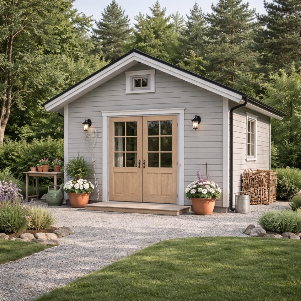 Schwedenfarbe Holzfarbe Außen Wetterfest – Holzschutzfarbe für Fassade, Gartenhaus, Zaun & Scheune – Diffusionsoffen & Nachhaltig Wetterschutzfarbe 2L, Größe: 2L, Farbe: Schweden grün