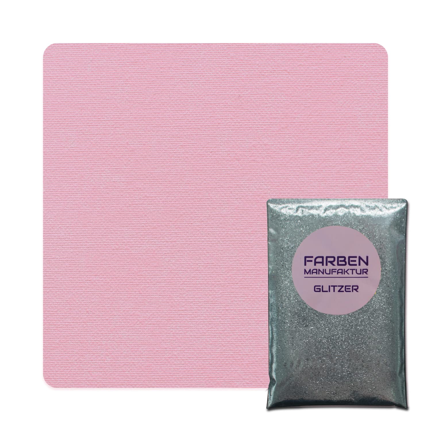 Wandfarbe Glitzerfarbe Kreidefarbe auf Kreidebasis mit Glitzer Innenfarbe Innenwandfarbe Glam Ladies Collection f5L, Farbe: Flamingo mit Gold Glitzer
