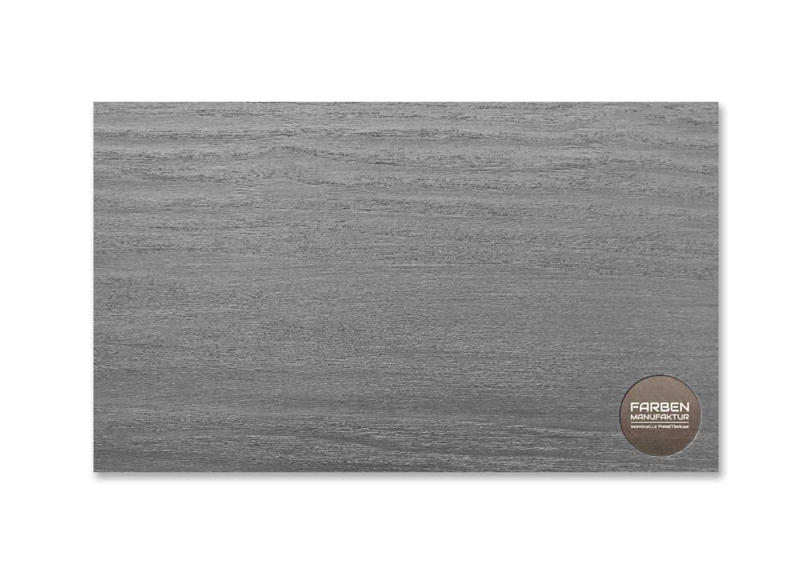 Farben Manufaktur Bierzeltgarnitur Farbe Bierzelttisch Lack Holzfarbe Holzlack Holzschutz 0,75L, Farbe: grau metallic