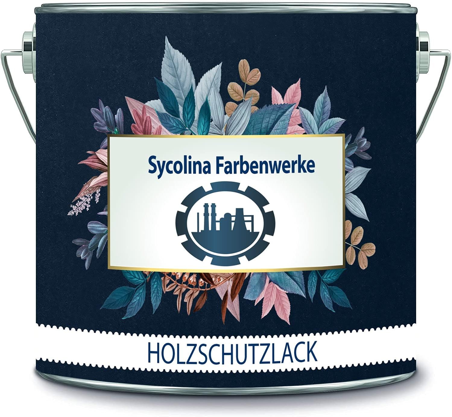 Holzschutzlack Holzlack Holzlasur wetterbeständiger Langzeitschutz Wetterschutzfarbe Holzschutzfarbe RAL 1013 Perlweiß // Sycolina Farbenwerke