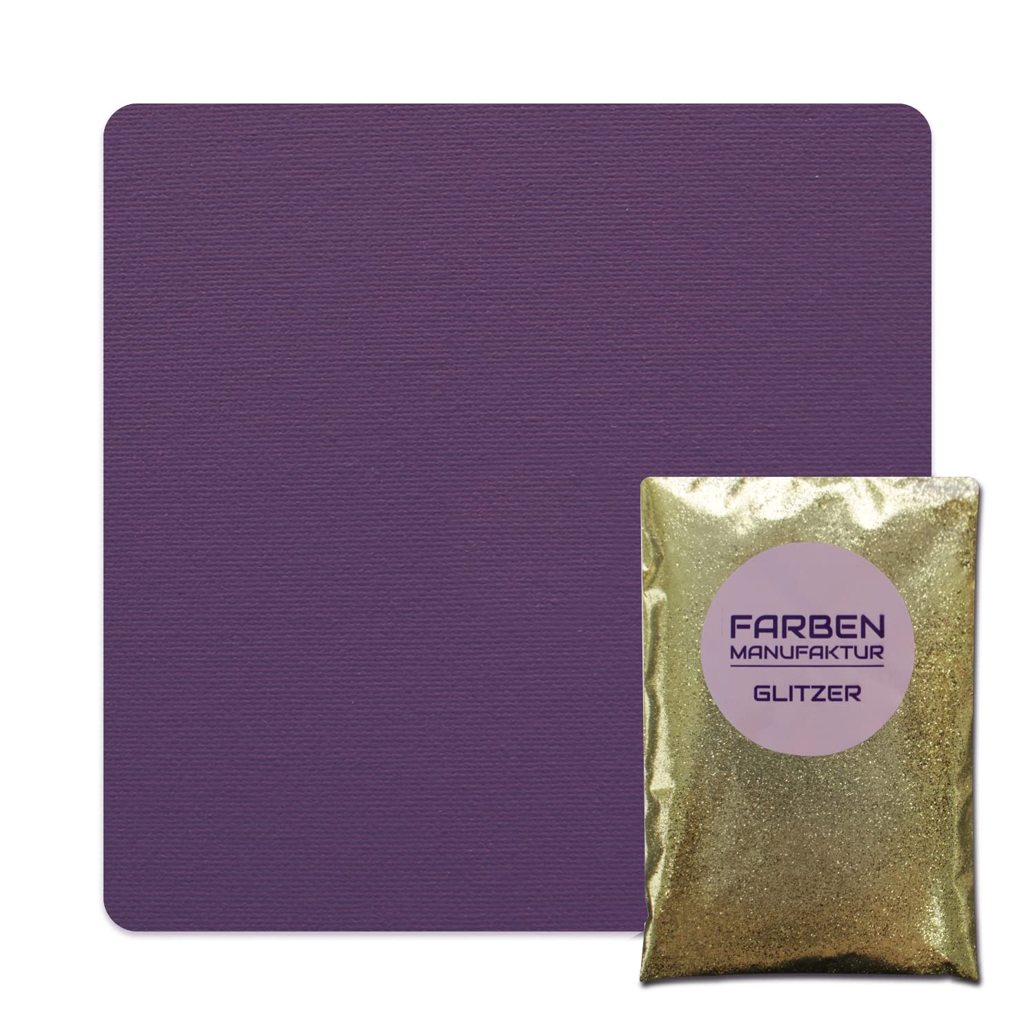 Wandfarbe Glitzerfarbe Kreidefarbe auf Kreidebasis mit Glitzer Innenfarbe Innenwandfarbe Glam Ladies Collection f5L, Farbe: Flamingo mit Gold Glitzer
