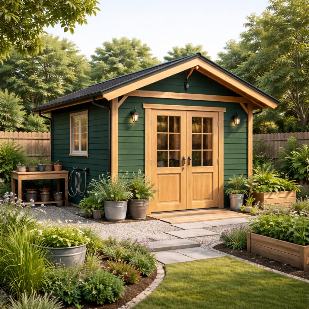 Schwedenfarbe Holzfarbe Außen Wetterfest – Holzschutzfarbe für Fassade, Gartenhaus, Zaun & Scheune – Diffusionsoffen & Nachhaltig Wetterschutzfarbe, Größe: 1L, Farbe: Schweden blau