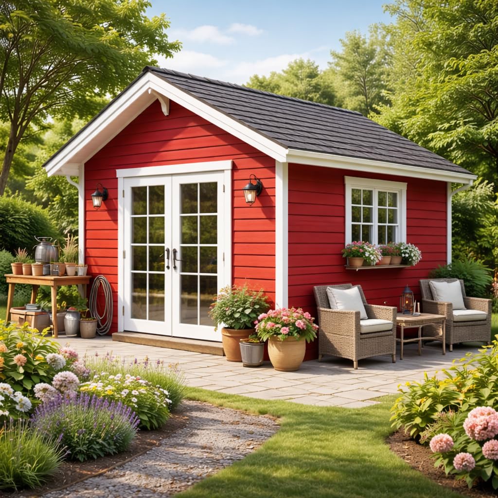 Schwedenfarbe Holzfarbe Außen Wetterfest – Holzschutzfarbe für Fassade, Gartenhaus, Zaun & Scheune – Diffusionsoffen & Nachhaltig Wetterschutzfarbe 1/2/5L, Größe: 2L, Farbe: Schweden moosgrün