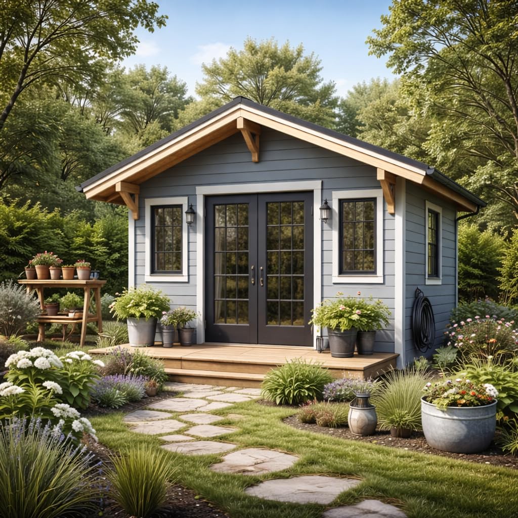 Schwedenfarbe Holzfarbe Außen Wetterfest – Holzschutzfarbe für Fassade, Gartenhaus, Zaun & Scheune – Diffusionsoffen & Nachhaltig Wetterschutzfarbe, Größe: 1L, Farbe: Schweden blau