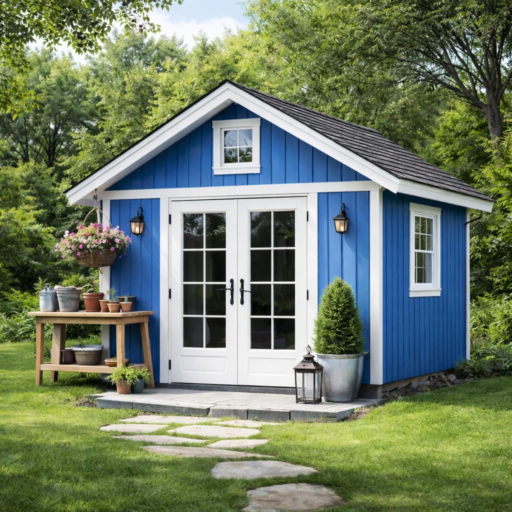 Schwedenfarbe Holzfarbe Außen Wetterfest – Holzschutzfarbe für Fassade, Gartenhaus, Zaun & Scheune – Diffusionsoffen & Nachhaltig Wetterschutzfarbe 2L, Größe: 2L, Farbe: Schweden grün