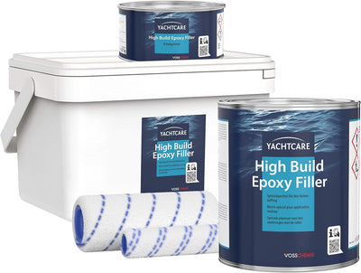 Yachtcare High Build Epoxy Filler KG 5,0 - Epoxy Rollspachtel zur Osmosesarnierung, Weiß