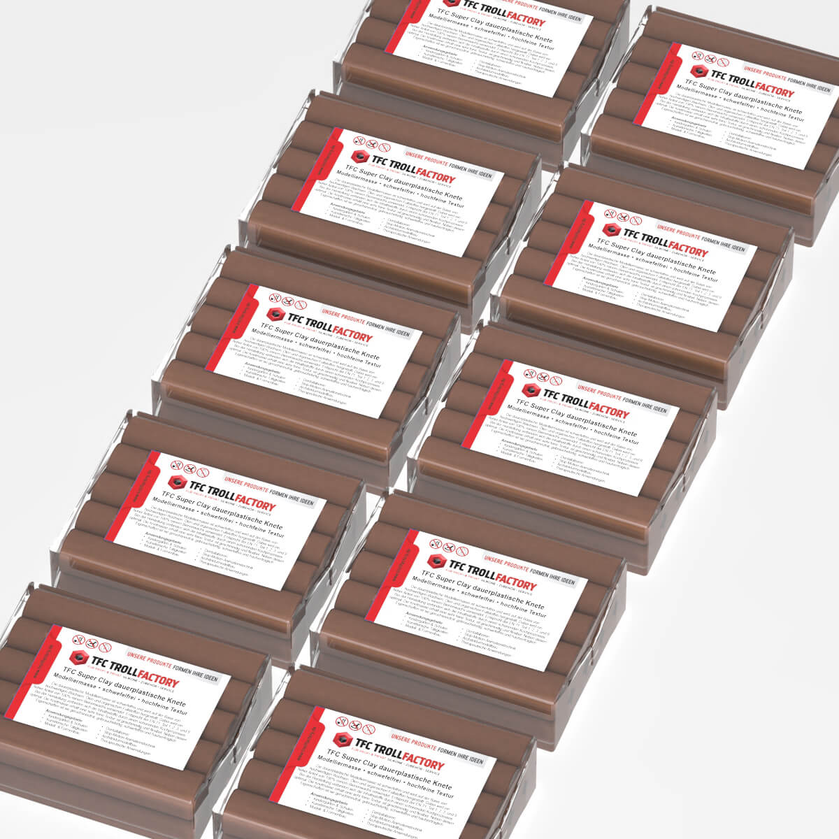 Polyment moule construction pâte à modeler rouge La pâte à modeler reste douce, sans soufre 