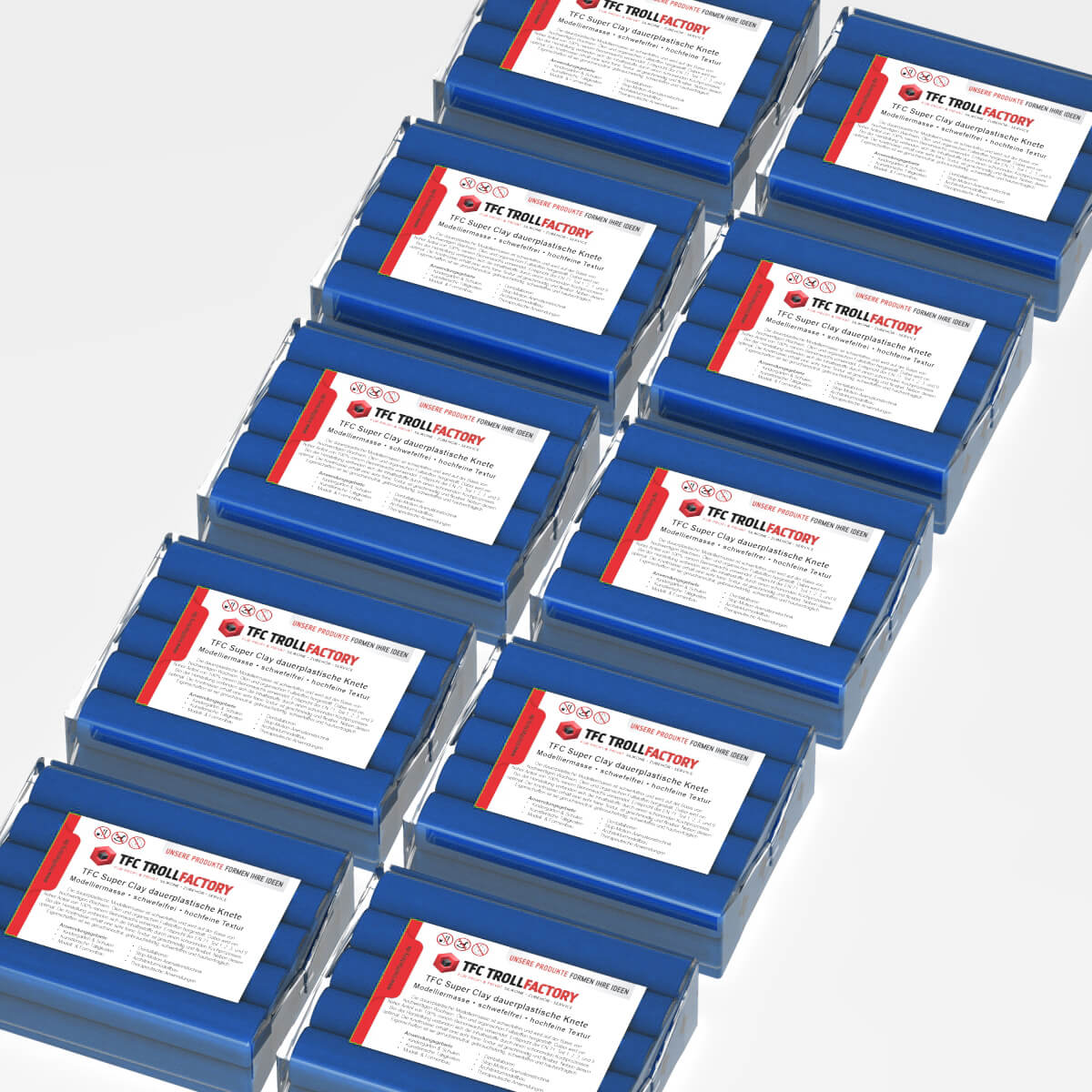 Polyment moule construction pâte à modeler rouge La pâte à modeler reste douce, sans soufre 