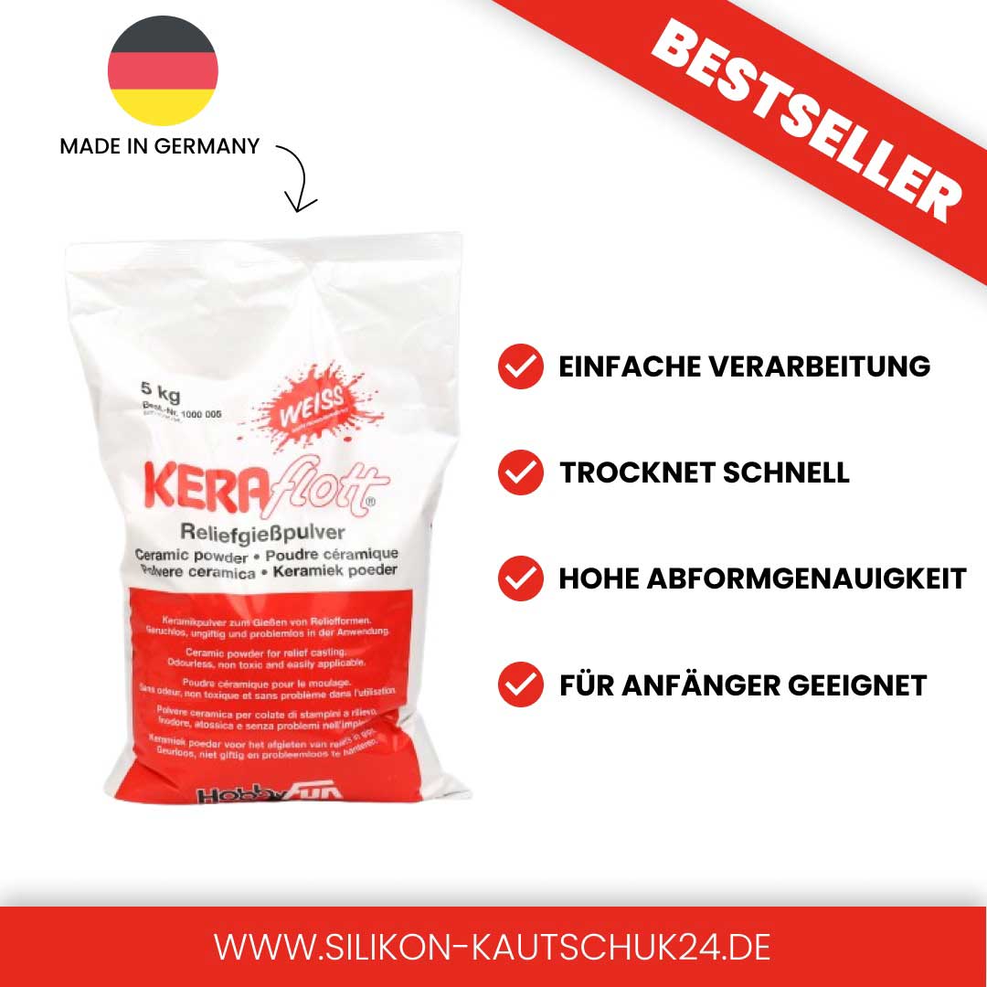 HobbyFun Keraflott Reliefgießmasse Weiß 25kg Ab 88,90 € (Dezember 2025