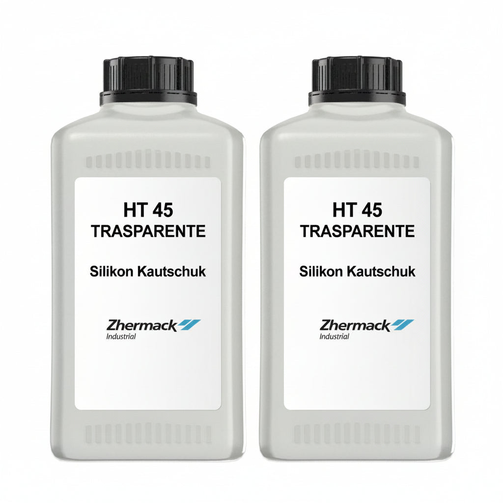 Zhermack Silikon Kautschuk HT 45 TRASPARENT Shore 43